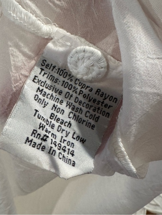 Johnny Was | Chryssie Camp Shirt In Roseann White - Embroidered - Boho - NWT - Picture 11 of 12